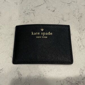 Kate Spade Black Leather Card Holder